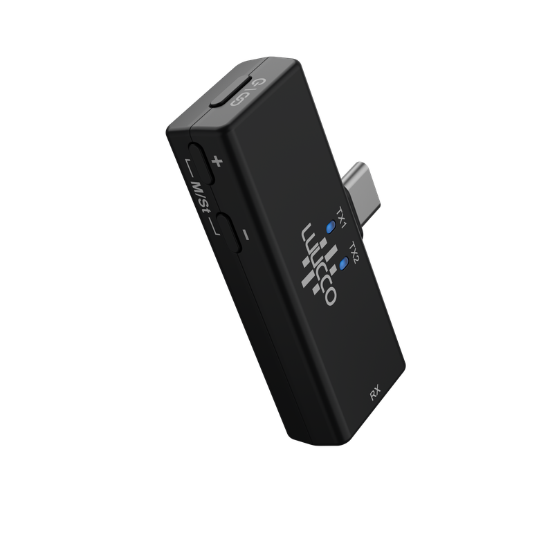 MICROFONO INALAMBRICO LUUCCO Protalker-S1 USB-C ALCANCE 250 MTS-1