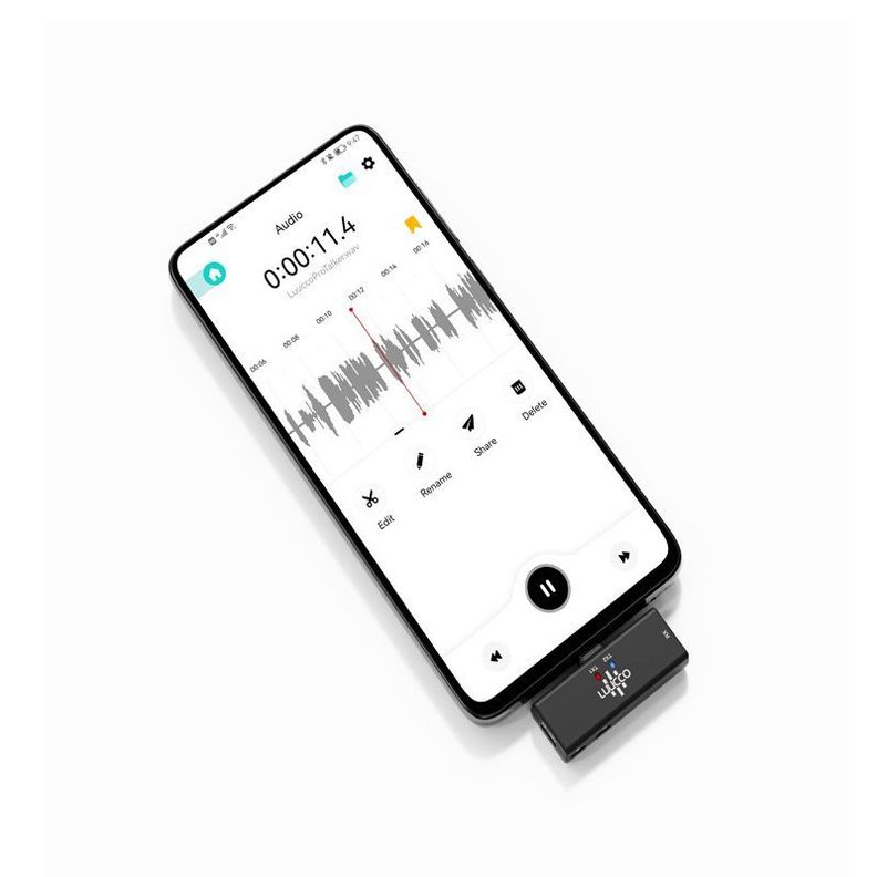 MICROFONO INALAMBRICO LUUCCO Protalker-S1 USB-C ALCANCE 250 MTS-3