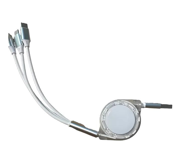 Multicargador USB Retractil 3 en 1-0