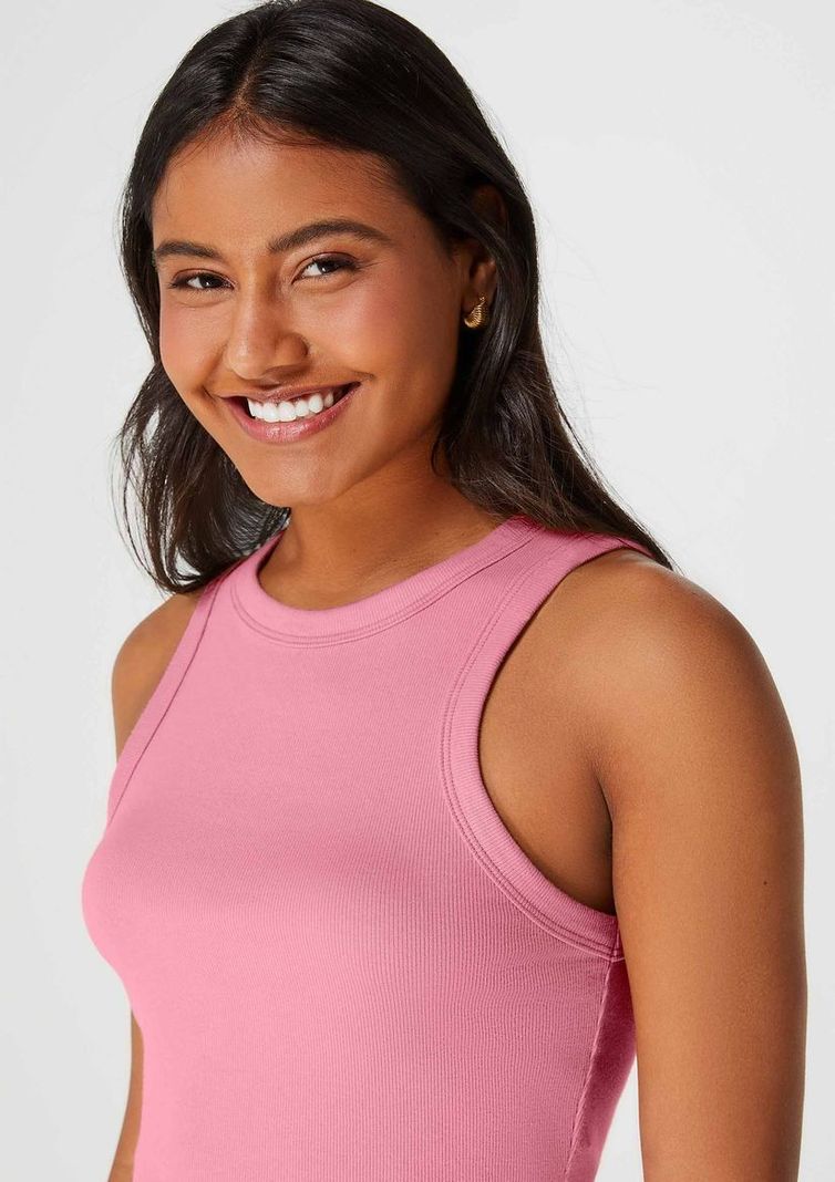 Polera Top Rosada Hering-1