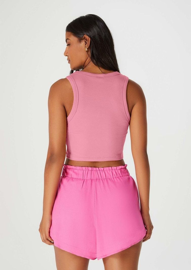 Polera Top Rosada Hering-2
