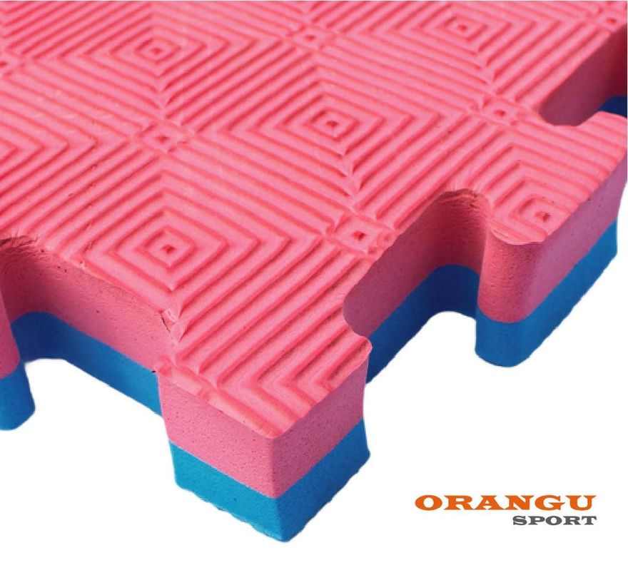 Planchas Tatami / PACK 10 PRODUCTOS / 1mt x1mt x 4cm Rojo/Azul / C-3