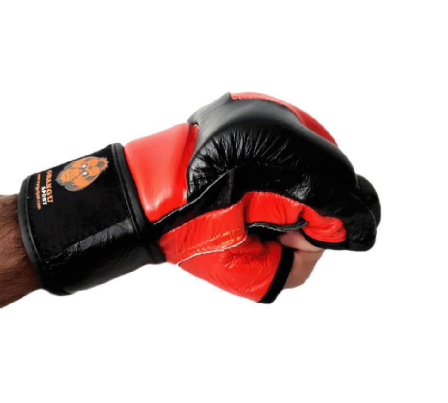 Guantes de MMA Orangu Sport / Kickboxing / UFC / Cuero Natural L-XL-0