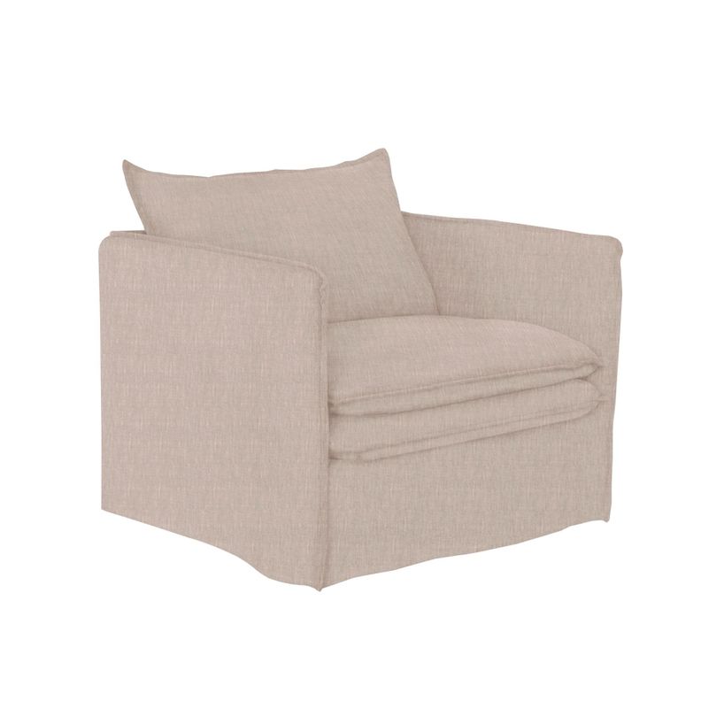  Poltrona York beige funda lavable tipo lino-1