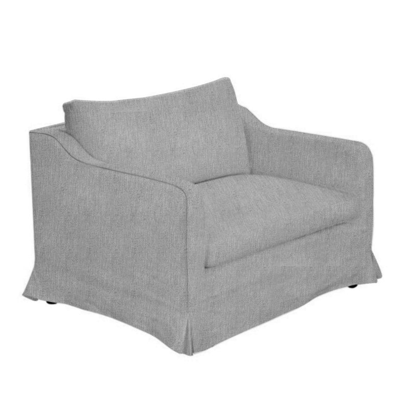Sitial Poltrona gris  manhattan con funda lavable-0