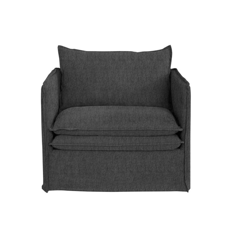 Poltrona York marengo  funda lavable tipo lino-0