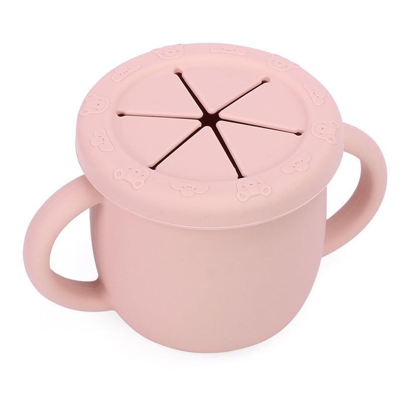 VASO SNACK SILICONA ROSA-0