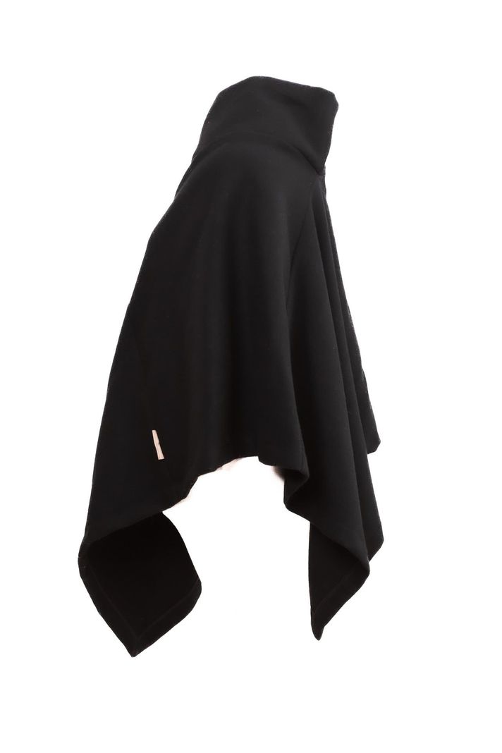 Poncho Noche 100% Lana-4