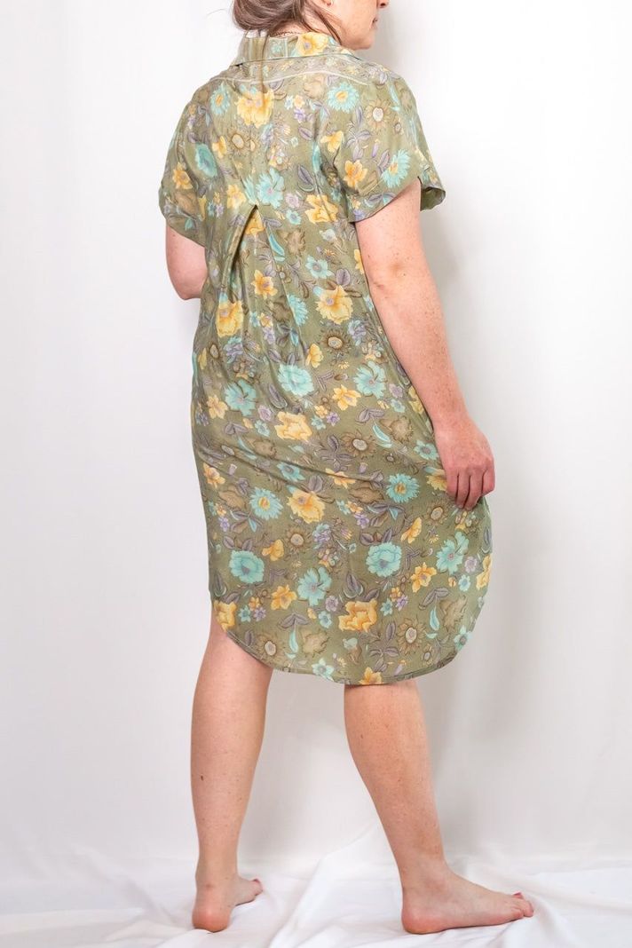 Vestido Camisero Seda-6