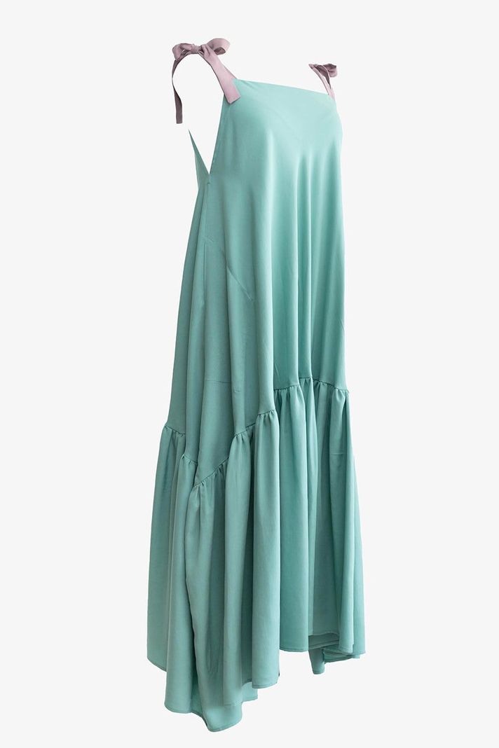 Vestido Pleamar Verde Agua