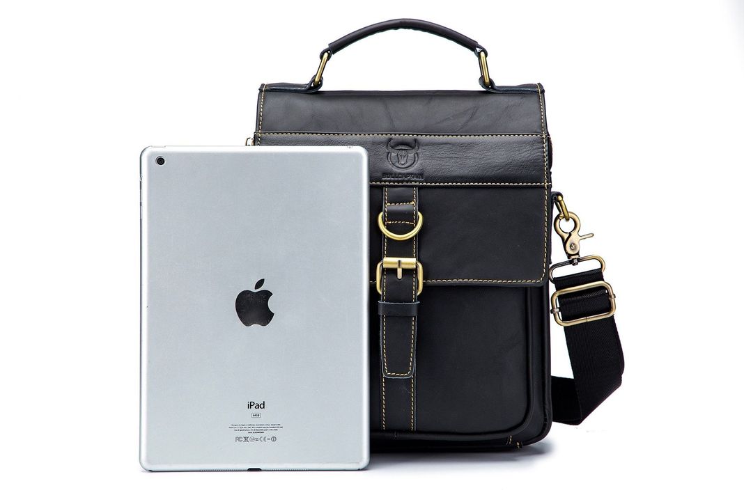 Bolso de cuero hombro Bullcaptain modelo Djb 302 tablet -1