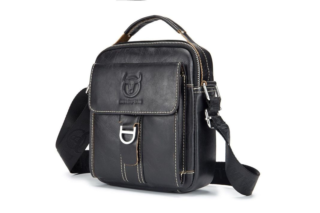 Bolso Cartera de cuero hombro Bullcaptain modelo Djb 038