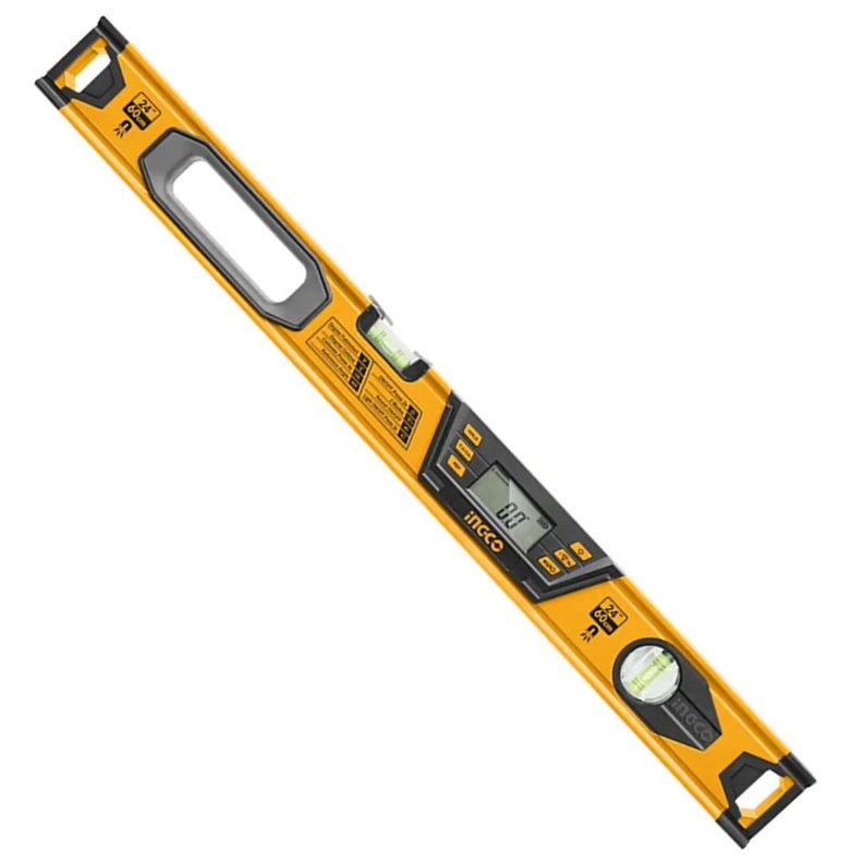 Nivel Digital Industrial  60Cm/24" Ingco Hsl08060D Amarillo