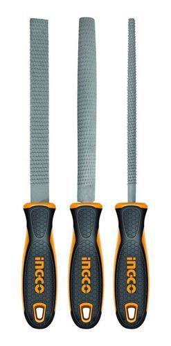 Set Limas Industrial Para Madera 3 Piezas 200Mm/8" Ingco Hktfw0308-0