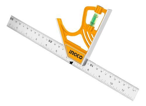Escuadra De Combinacion Magnetica 300Mm/12" Ingco Hsr530255-0