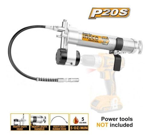 Pistola Engrasadora Industrial Para Taladros 400 Cc Ingco