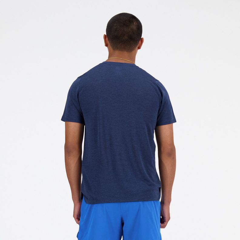 Polera Hombre Running New Balance Azul Marino-2