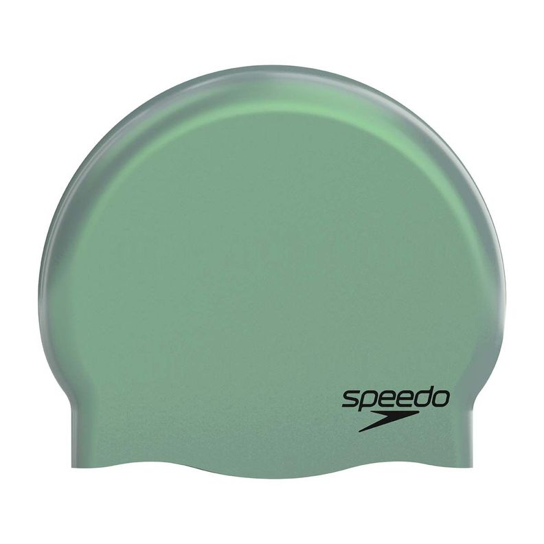Gorro Natacion Speedo Plain Moulded Silicona Verde