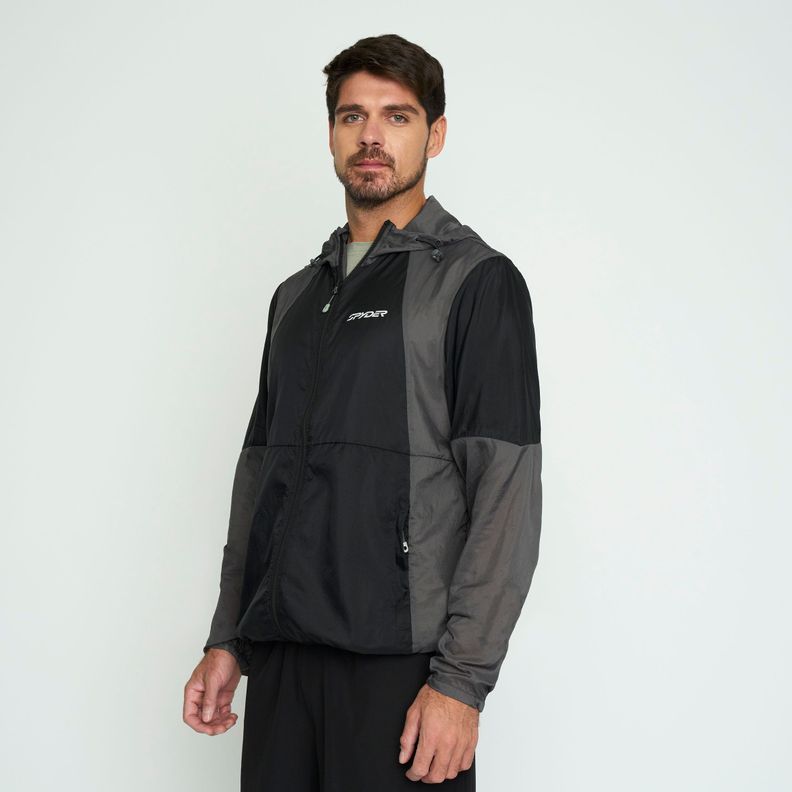 Cortaviento Entrenamiento Hombre Spyder Negro SYMWB01S24BK-1