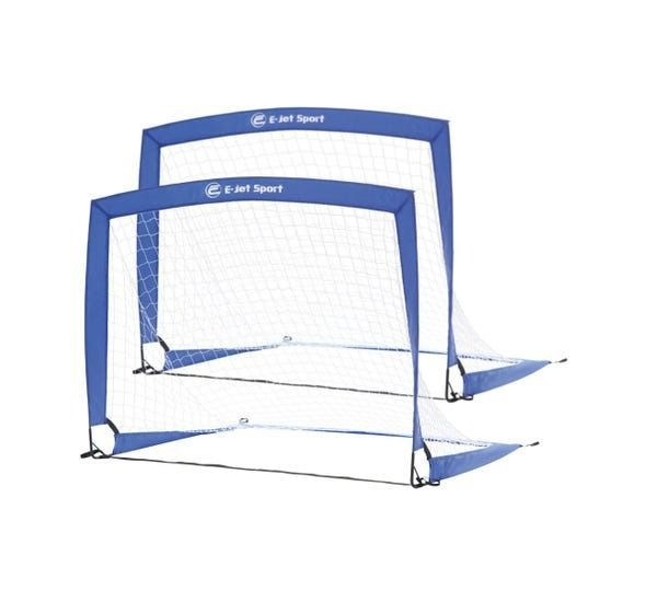 Set Arcos de Fútbol Spoga Pop Up Twin Azul-0