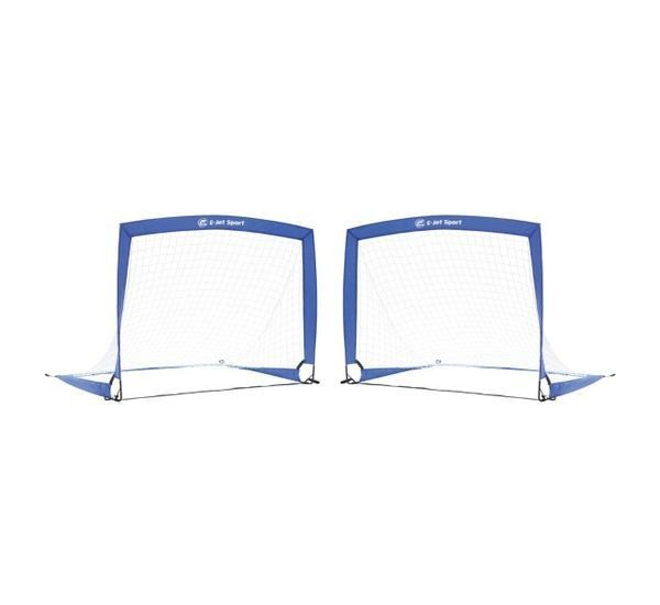 Set Arcos de Fútbol Spoga Pop Up Twin Azul-1