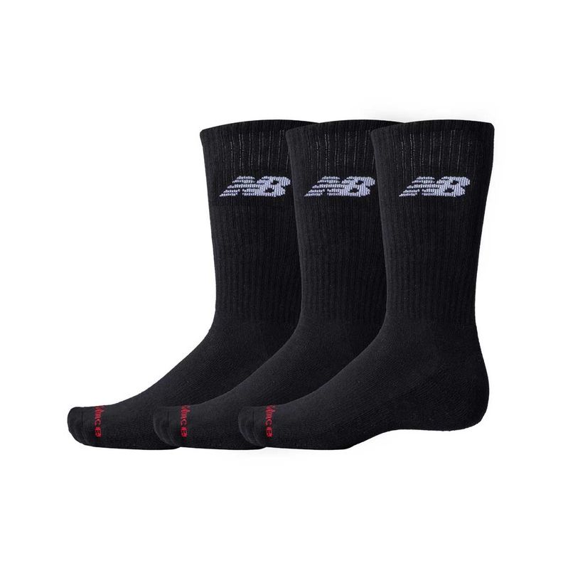 Calcetines 3 Pares Unisex New Balance Everyday Cushion Negro S