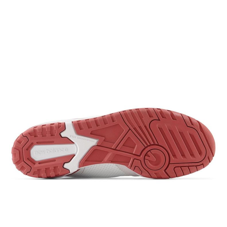 Zapatillas Urbanas Hombre New Balance 550 Blanca/Roja-5