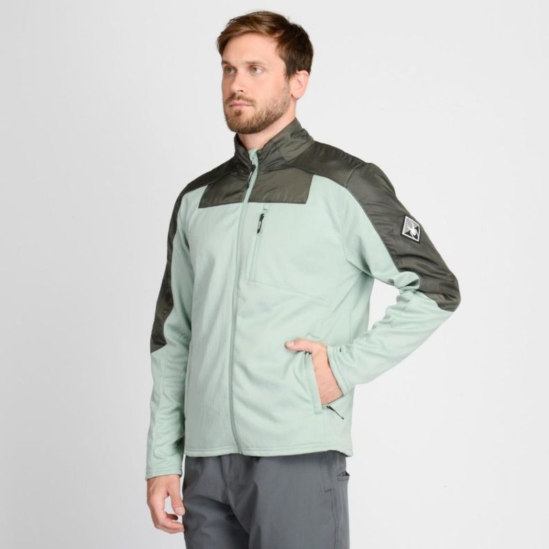Chaqueta Outdoor Hombre Spyder Hybrid Jacket Verde-2