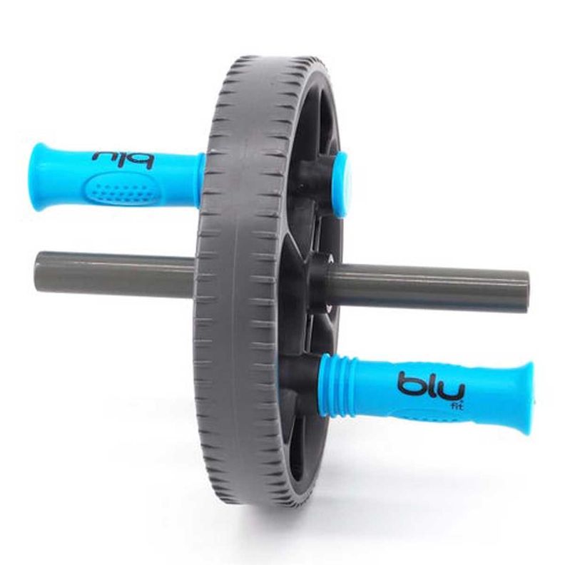 Rueda Ejercicios Abdominales Blu Fit ab wheel azul