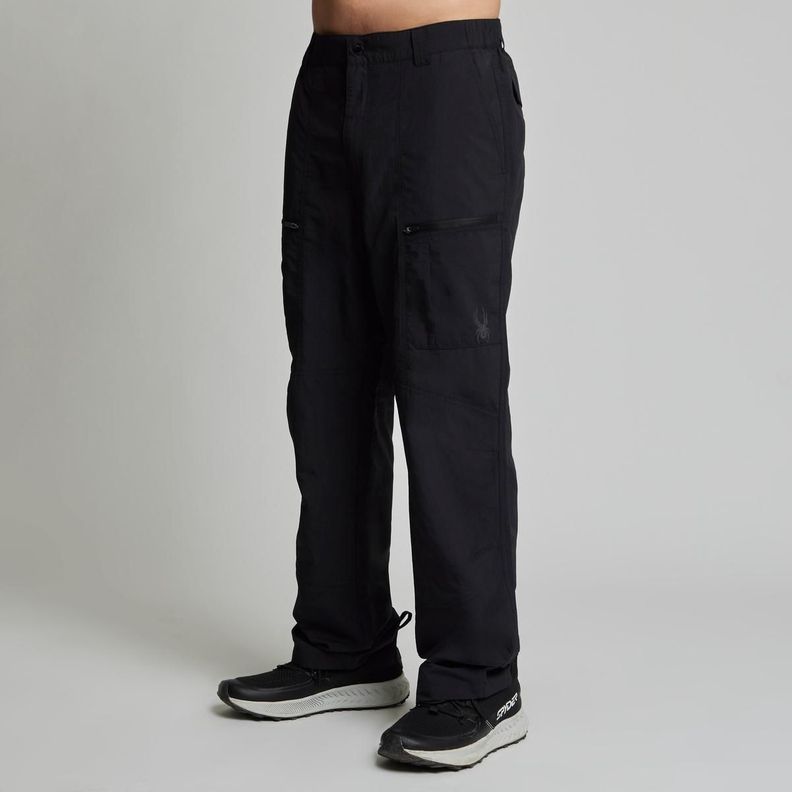 Pantalón Outdoor Hombre Spyder Negro-2