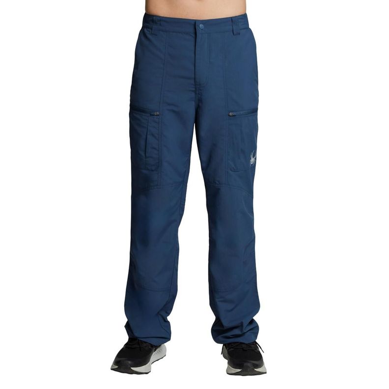 Pantalón Outdoor Hombre Spyder Azul-0
