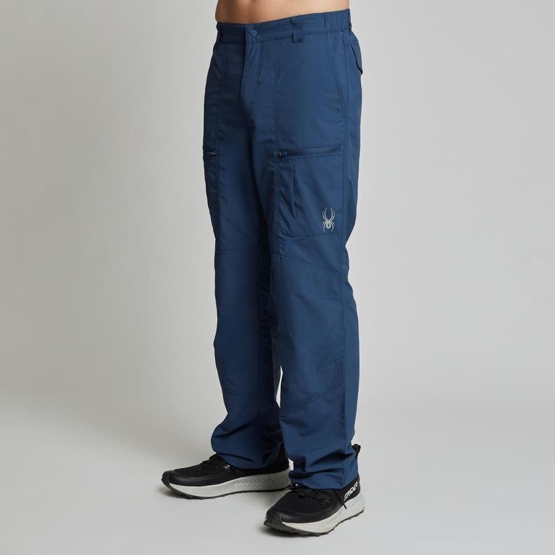 Pantalón Outdoor Hombre Spyder Azul-1