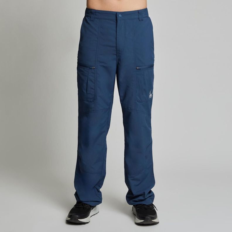 Pantalón Outdoor Hombre Spyder Azul-2
