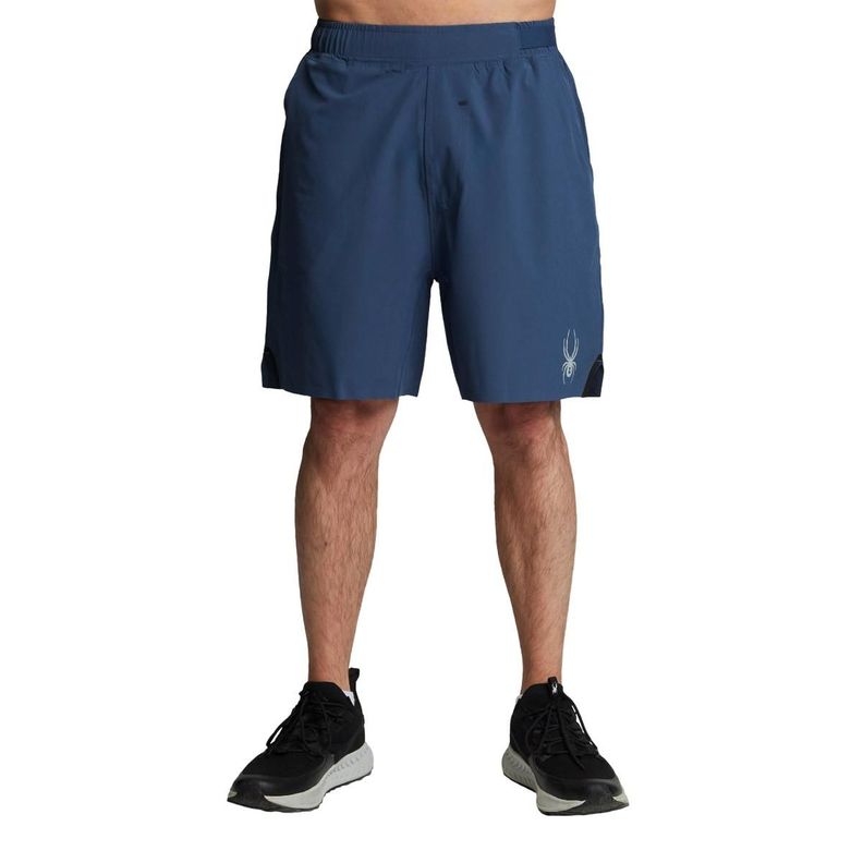 Short Entrenamiento Hombre Spyder Azul-0