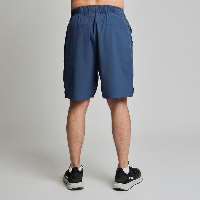 Short Entrenamiento Hombre Spyder Azul-3