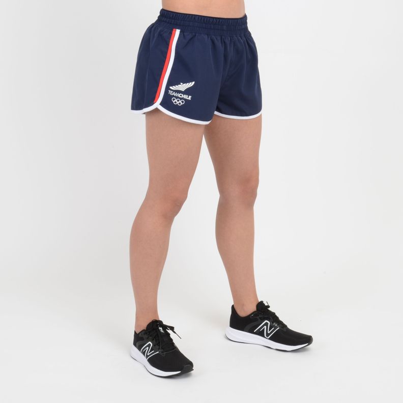 Shorts Mujer New Balance Team Chile-3