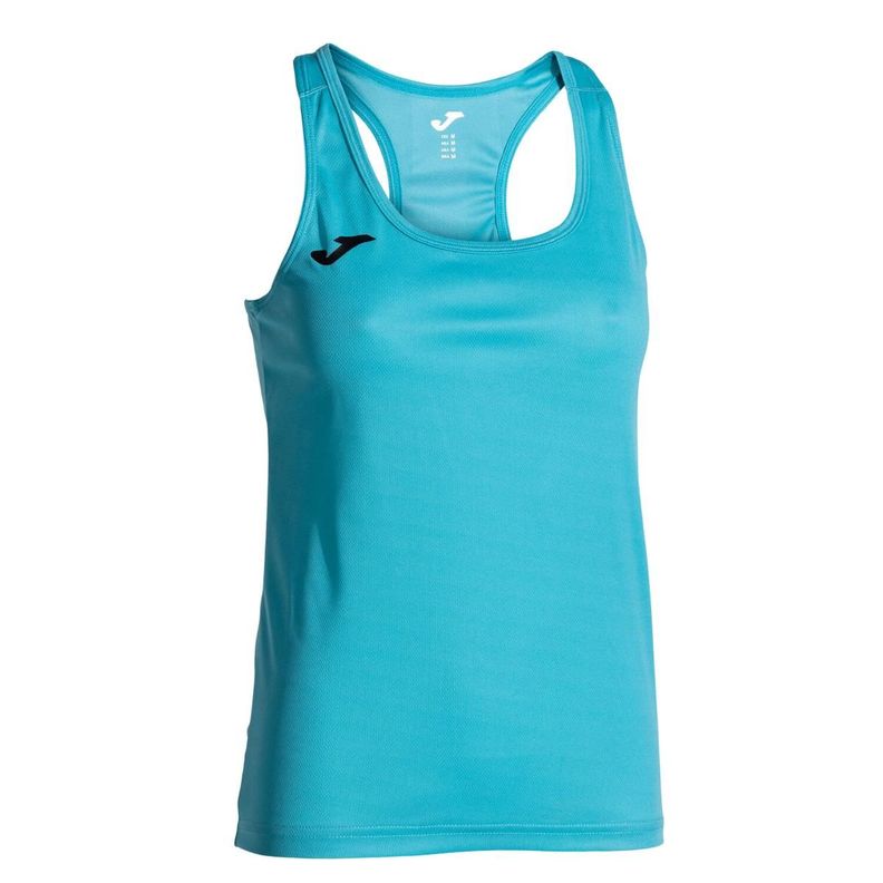 Polera Sin Mangas Entrenamiento Mujer Joma Siena II Turquesa