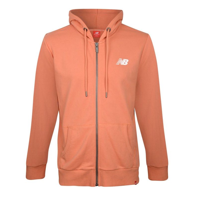 Polerón Lifestyle Hombre New Balance Naranjo-4