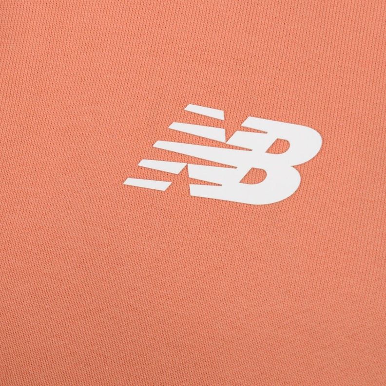 Polerón Lifestyle Hombre New Balance Naranjo-6