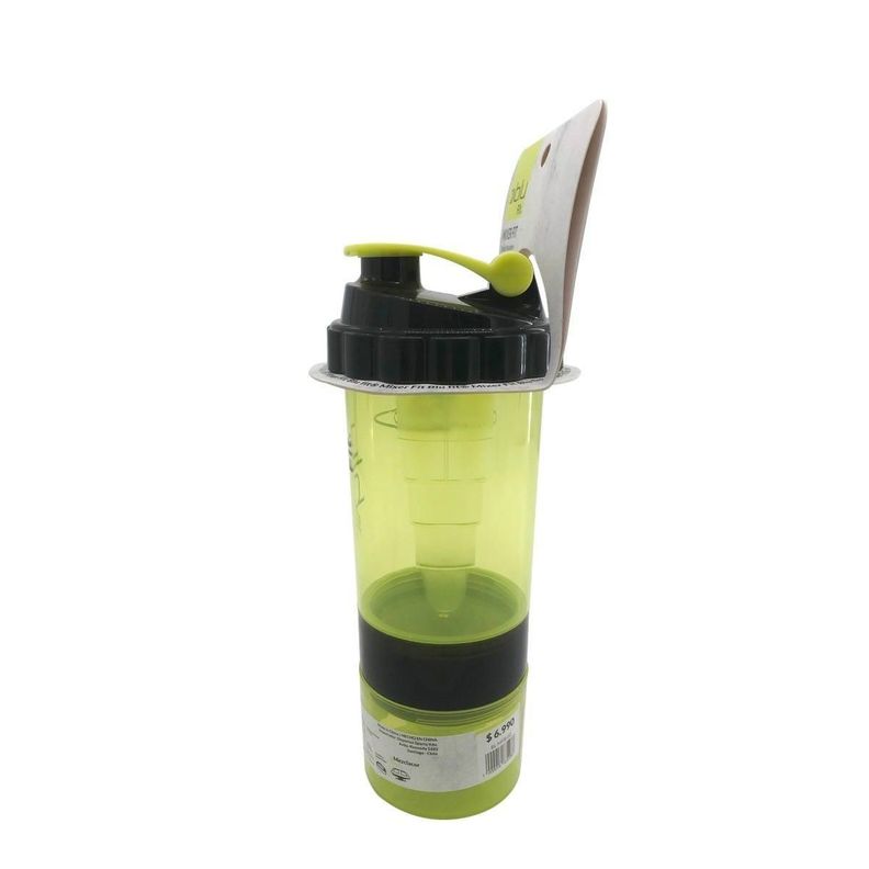 Botella Mixer Blu Fit Negro/Verde-1