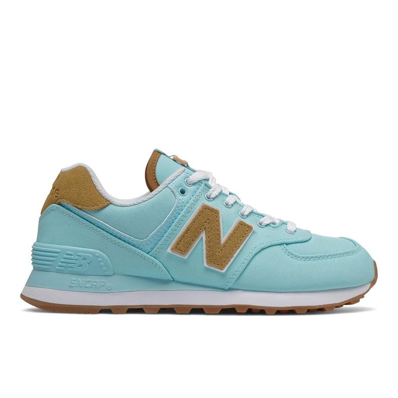 Zapatillas Urbanas Mujer New Balance 574 Celeste-0