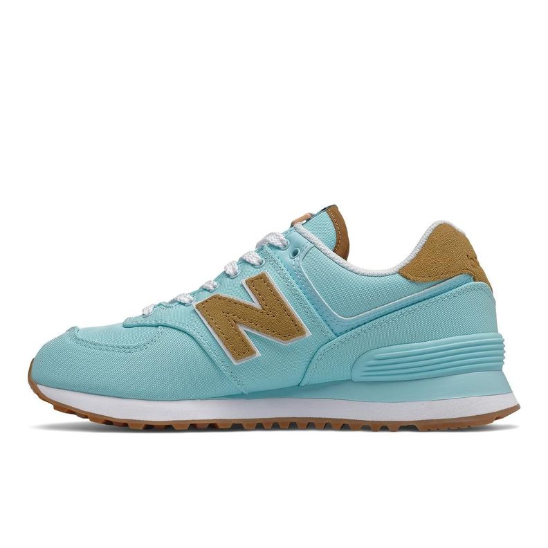 Zapatillas Urbanas Mujer New Balance 574 Celeste-1