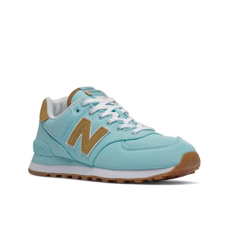 Zapatillas Urbanas Mujer New Balance 574 Celeste-3