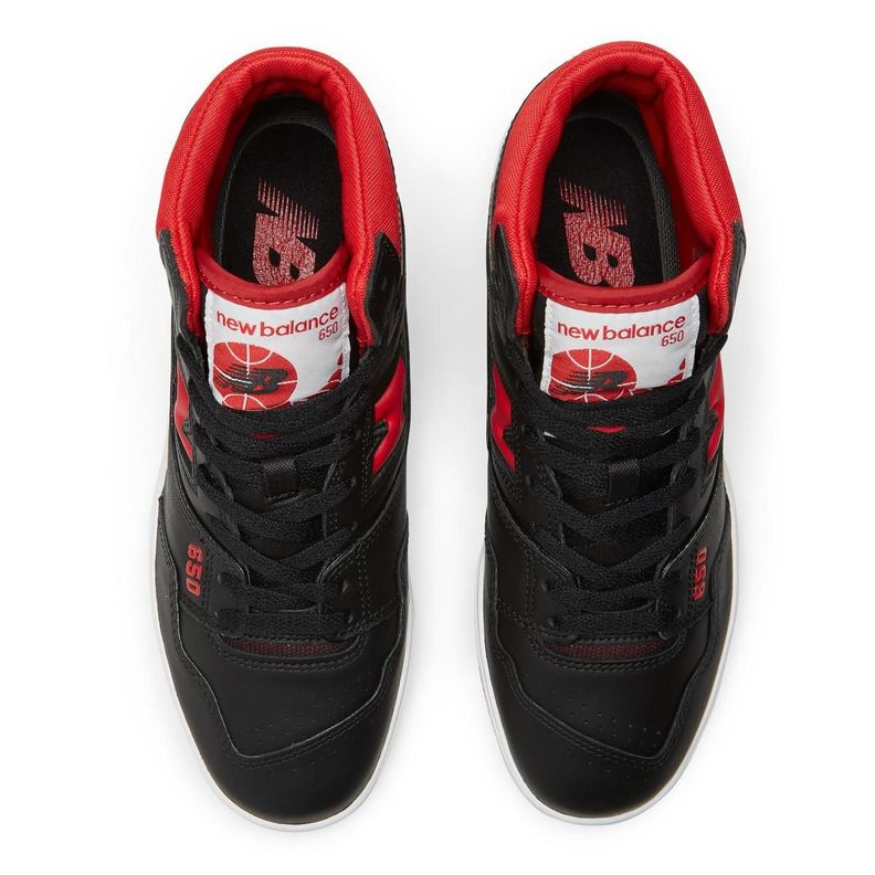 Zapatillas Urbanas Unisex New Balance 650 R Negra/Roja-2
