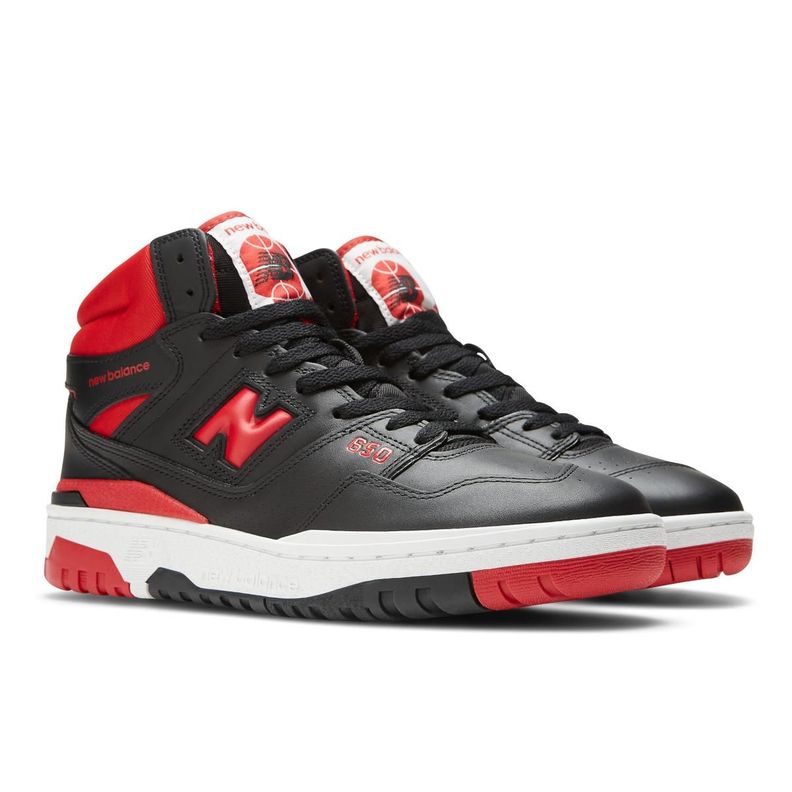 Zapatillas Urbanas Unisex New Balance 650 R Negra/Roja-3