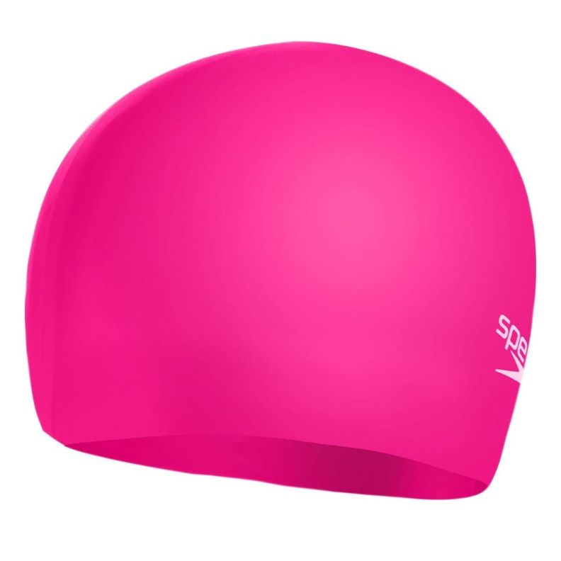 Gorro Natación Junior Speedo Plain Moulded Rosado-0