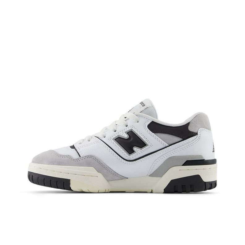 Zapatillas Urbanas Niño  New Balance 550 Blanca/Negro-1