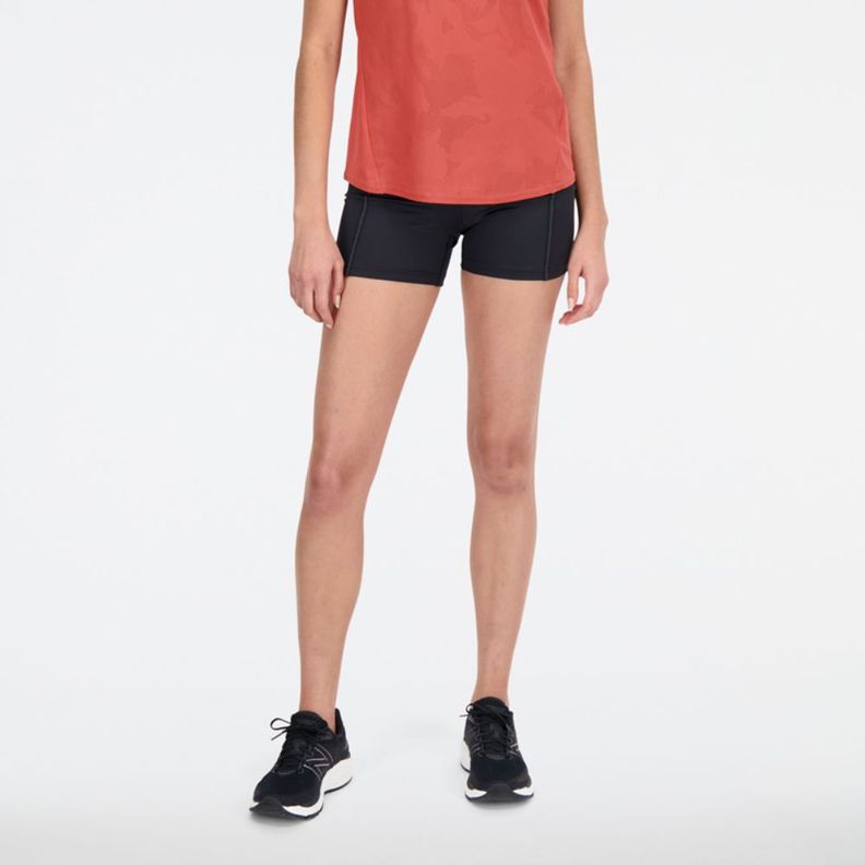 Calza Corta Running Mujer New Balance Q Speed Shape Shield N-0