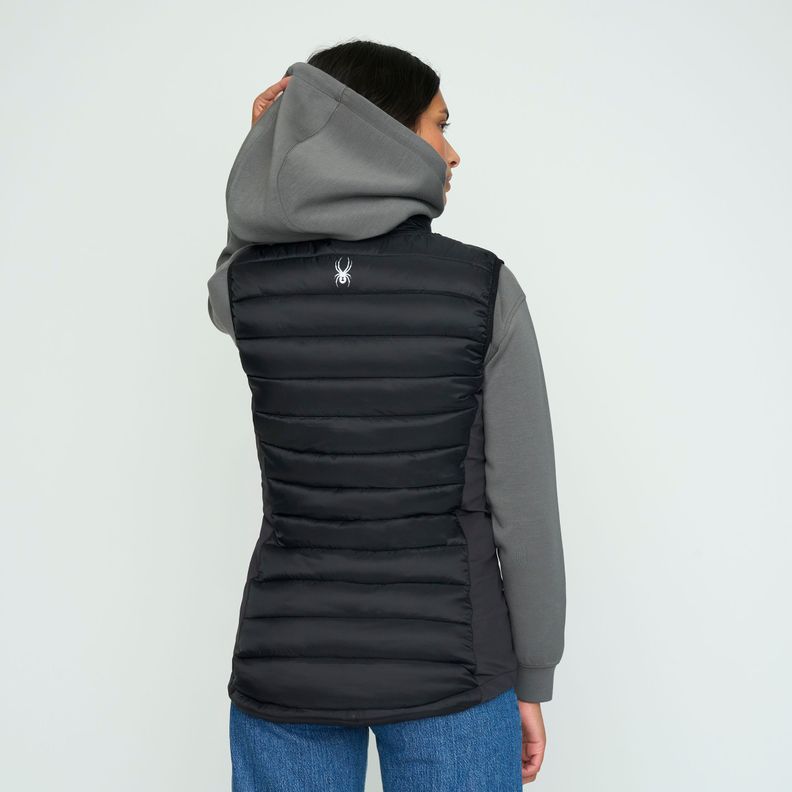 Chaqueta Outdoor Mujer Spyder Vest Eco Thermal Jacket Negra SYWVJ01S24BK-2
