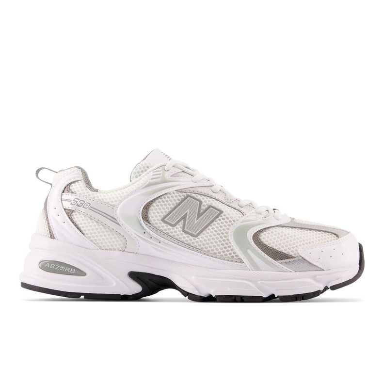 Zapatillas Urbanas Unisex New Balance 530 Blanca/plata Blanco US 7.5
